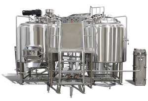 Пивоваренный завод с двумя сосудами для оборудования для пивоварения ремесленного пива